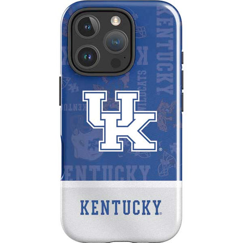 University of Kentucky Jersey Split iPhone 16 Pro Max Impact Case